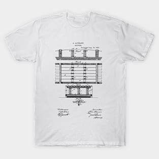 Mattress Vintage Patent Hand Drawing T-Shirt